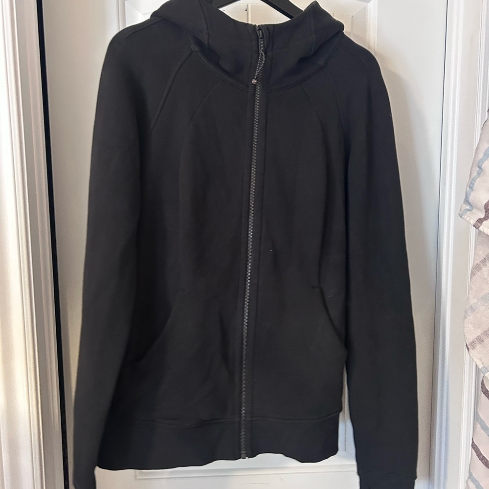 lululemon athletica Black Full-Zip Hooded Jacket